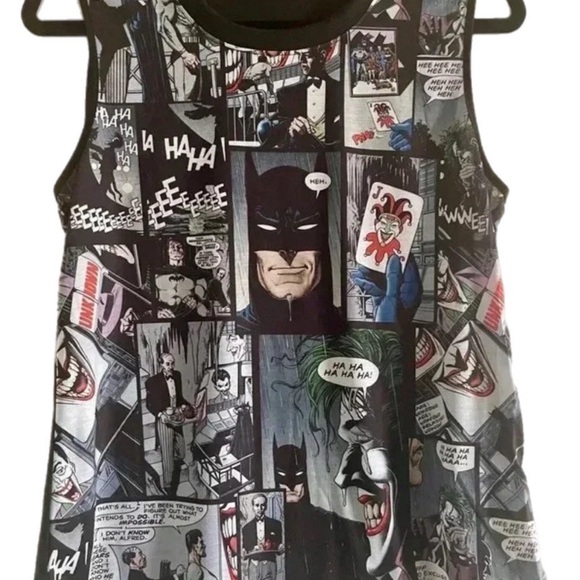 New BATMAN Tank Top, flared fit, Wmns Sz M - Picture 3 of 3